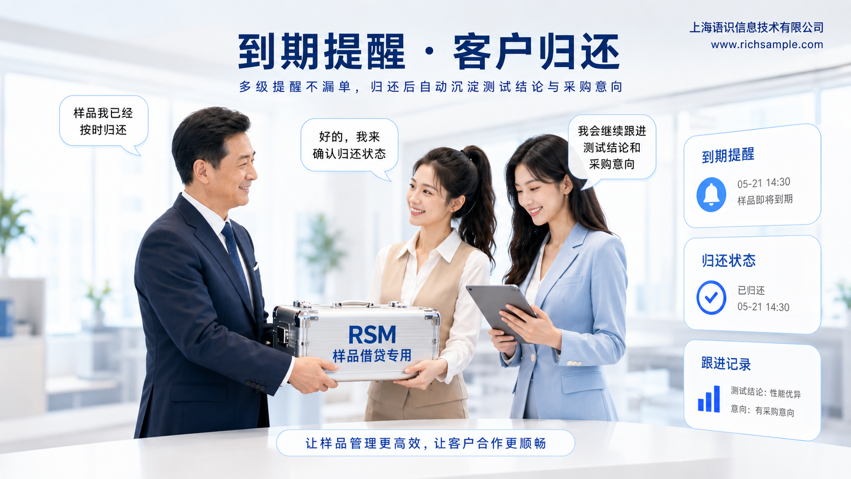 RSM 借样促单 SaaS